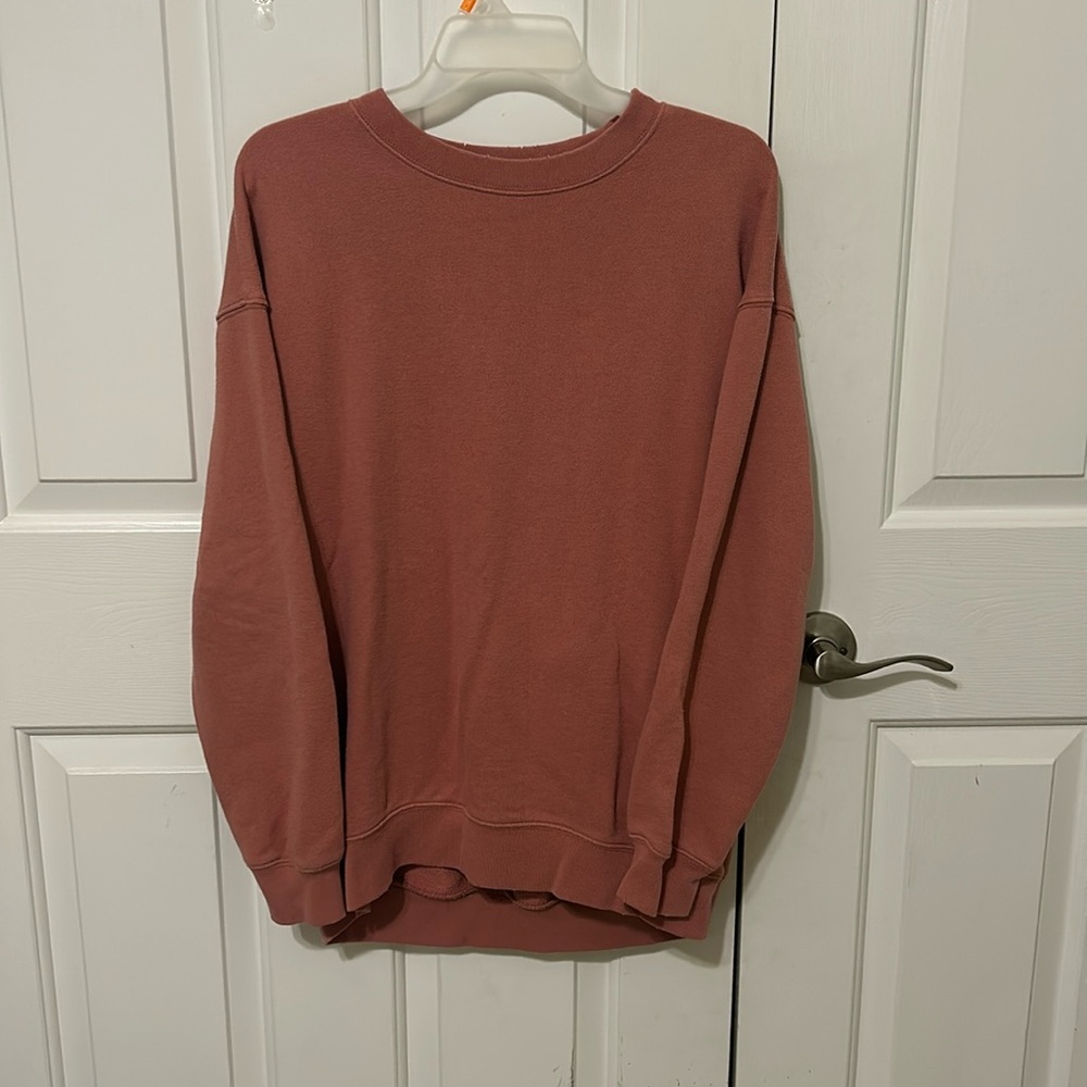 Aerie Salmon Pink Sweater
